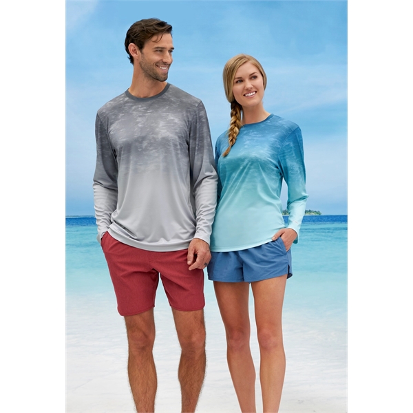 Montauk full long-sleeve sublimation tee with moisture and odor control and... from ASI 85988 Century Place Apparel
