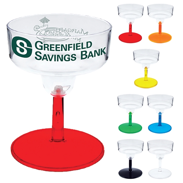 2 oz. Clear Plastic Stemmed Margarita Taster/Sampler, USA made of rugged... from ASI 61952 Howw Mfg Co Inc / Howw USA