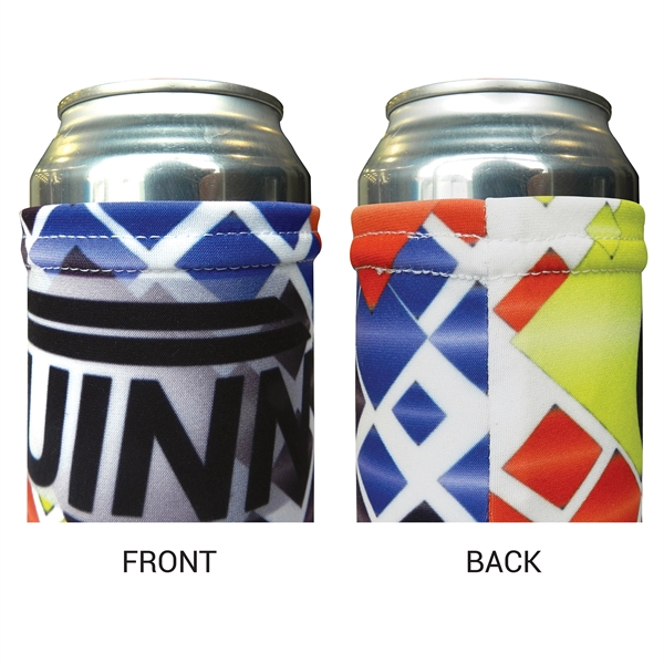 Full custom, full color stretch wrap for aluminum cans.... from ASI 80228 Quinn