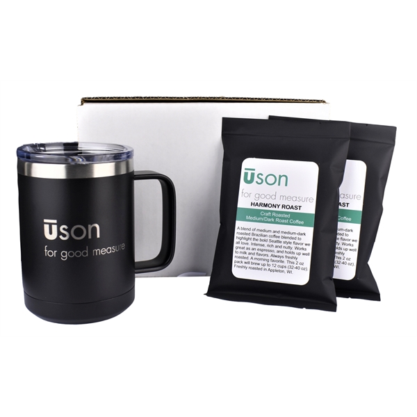 Polar Camel Insulated Mug 15 oz with 2 bags of Roasted... from ASI 72657 Active Life Promo / Apres Ski