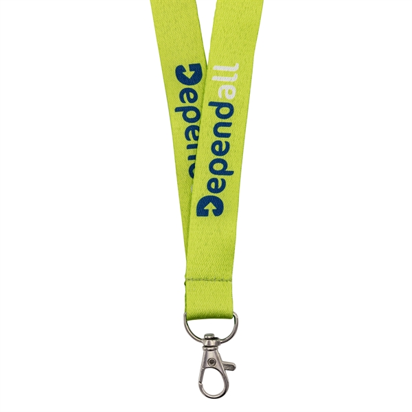 36" RPET lanyard with full color sublimated imprint and choice of... from ASI 52263 EMT / EMT EASY Emblem Marketing Team