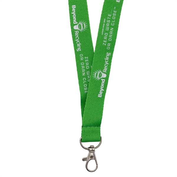 36" recycled RPET lanyard in 3/4" or 1" thicknesses with 13... from ASI 52263 EMT / EMT EASY Emblem Marketing Team