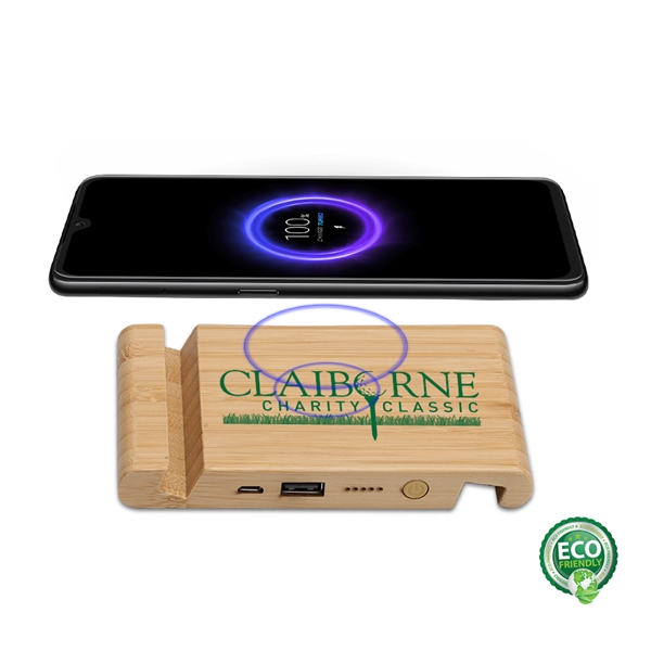 Rosebud Eco-Friendly 3-in-1, Phone Holder 5000mAh Power Bank and Wireless Charge... from ASI 90154 Sunjoy Group Inc