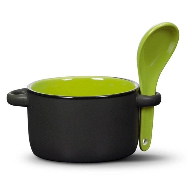 Enjoy a delicious hot soup with the Merritt Soup Mug! Features... from ASI 84592 St Regis Group