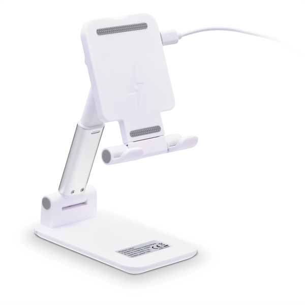 Desktop Cell Phone Holder w/ Wireless Charger.... from ASI 46755 Cosmo Promos