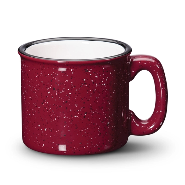 The thickly glazed, speckled granite-style finish of the Savannah ceramic mug... from ASI 84592 St Regis Group