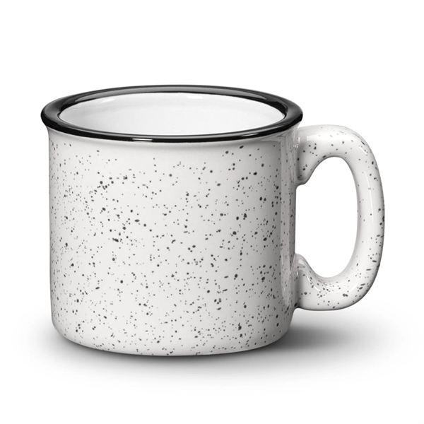 The thickly glazed, speckled granite-style finish of the Savannah ceramic mug... from ASI 84592 St Regis Group
