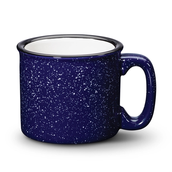 The thickly glazed, speckled granite-style finish of the Savannah ceramic mug... from ASI 84592 St Regis Group