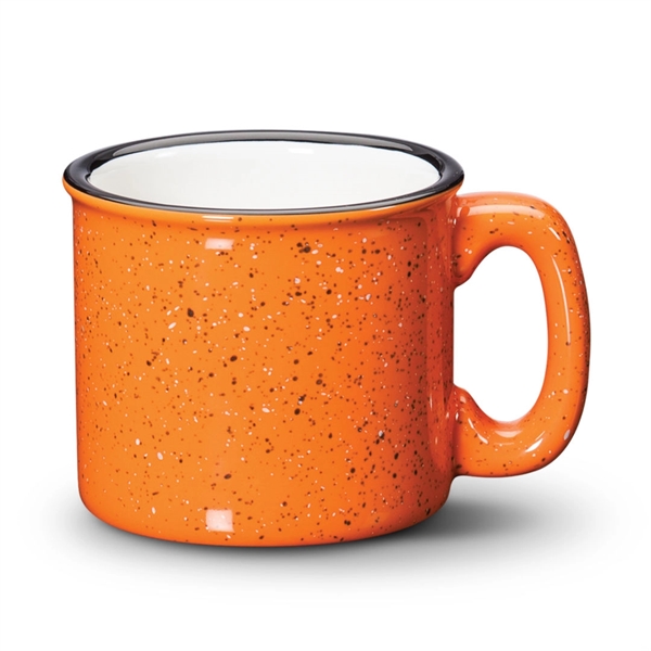 The thickly glazed, speckled granite-style finish of the Savannah ceramic mug... from ASI 84592 St Regis Group