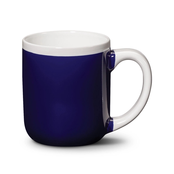 The Brenton ceramic mug features a dark glazed surface with an... from ASI 84592 St Regis Group
