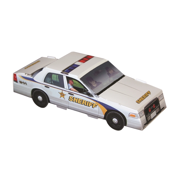 Foldable Die-cut Sheriff Car,Full Color Digital... from ASI 30270 Aakron Line