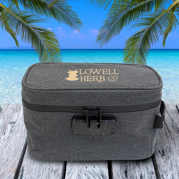 8.5" x 5.5" x 4.5" smell-proof travel bag with carbon filtering,... from ASI 90807 Tekweld
