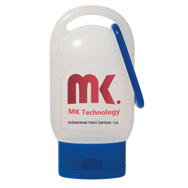 1 oz. Hand Sanitizer with Carabiner.  1 3/4" Carabiner.... from ASI 61125 Hit Promotional Products / Hit®