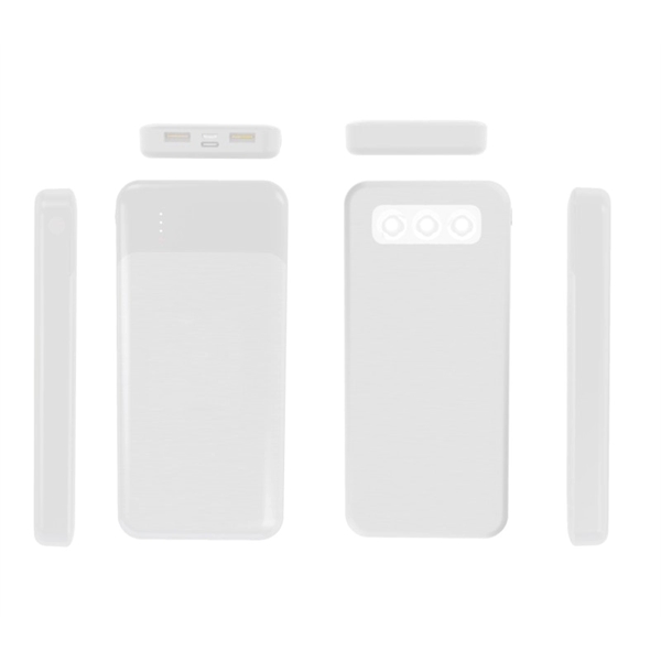 Portable power bank 10000 mAh  plus 1 color of silkscreen... from ASI 37218 Athena Promo (tm)