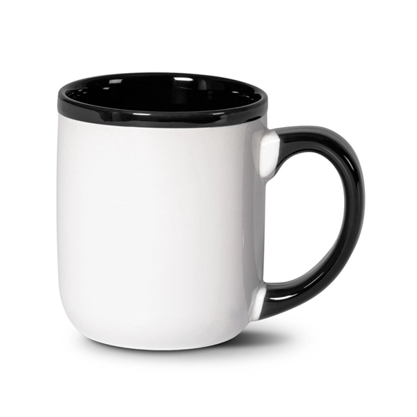 The Carlson ceramic mug with its dark inner glaze and surrounding... from ASI 84592 St Regis Group