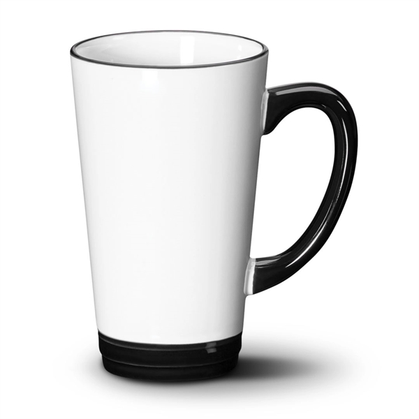 The Raquel ceramic mug features a rich white glaze with a... from ASI 84592 St Regis Group
