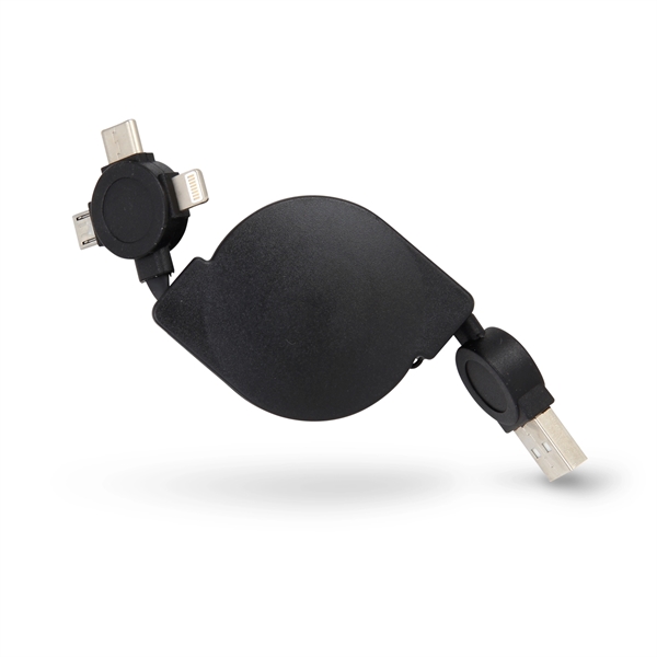 3-in-1 retractable USB-charger.... from ASI 46755 Cosmo Promos