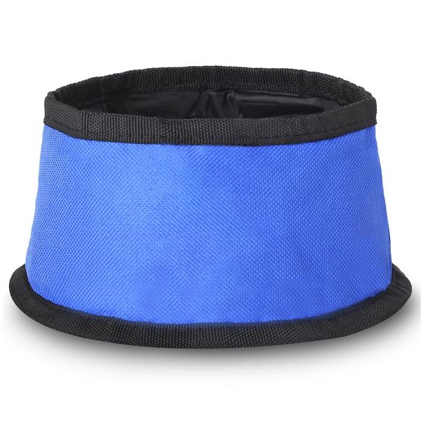 Waterproof zippered pet food / water bowl measuring 6" x 3.5"... from ASI 79698 Promopet / PromoPet®