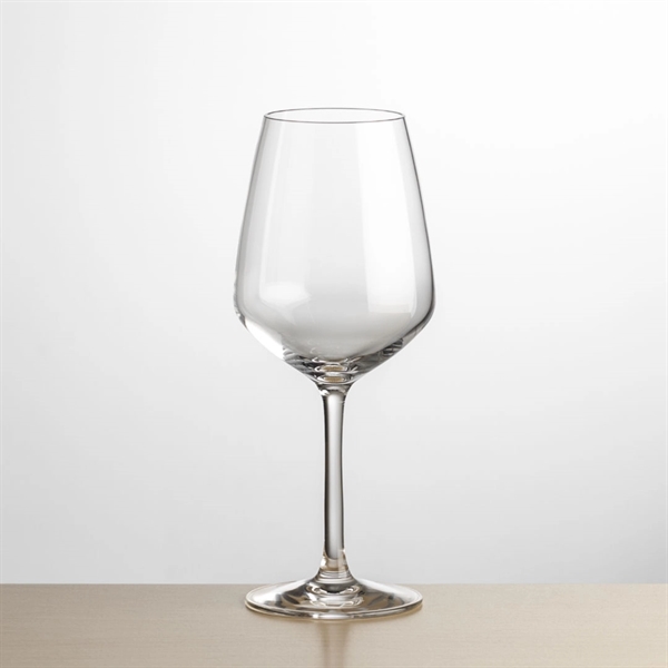 The Mandelay Stemmed Wine Glass features cold cut sheer rims and... from ASI 84592 St Regis Group