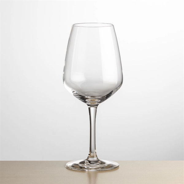 The Mandelay Stemmed Wine Glass features cold cut sheer rims and... from ASI 84592 St Regis Group
