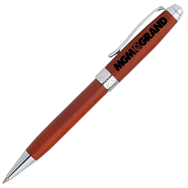 Twist action rosewood ballpoint pen.... from ASI 79535 Primetime / Primetime