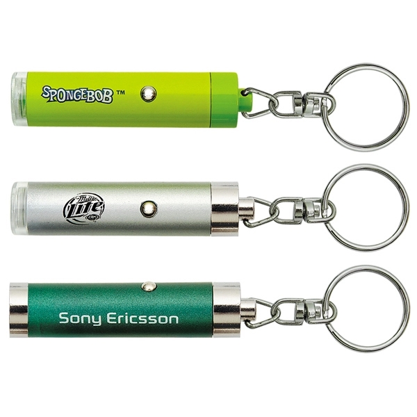 Custom projection logo LED key chain that can project your art... from ASI 62635 Inno-Vative Solutions Grp LTD