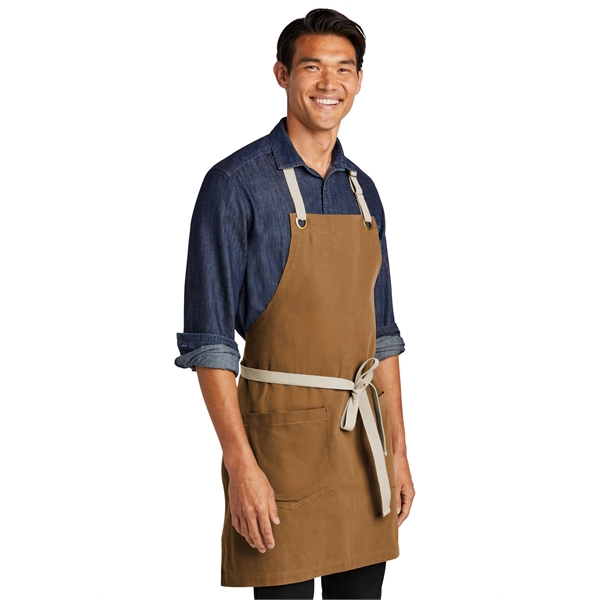 Port Authority Canvas Full-Length Two-Pocket Apron... from ASI 84863 SanMar