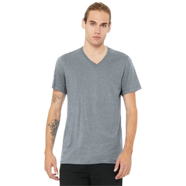 BELLA+CANVAS Unisex Heather CVC V-Neck Tee... from ASI 84863 SanMar