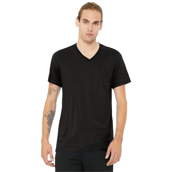 BELLA+CANVAS Unisex Heather CVC V-Neck Tee... from ASI 84863 SanMar