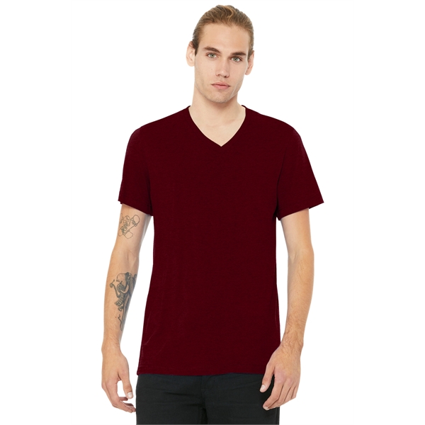 BELLA+CANVAS Unisex Heather CVC V-Neck Tee... from ASI 84863 SanMar