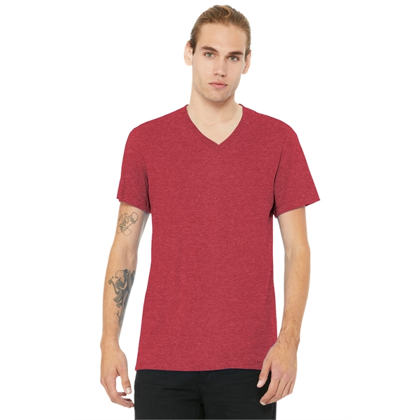 BELLA+CANVAS Unisex Heather CVC V-Neck Tee... from ASI 84863 SanMar