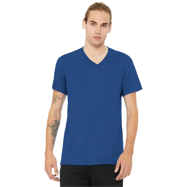 BELLA+CANVAS Unisex Heather CVC V-Neck Tee... from ASI 84863 SanMar