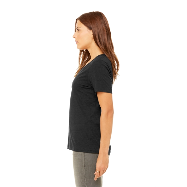 BELLA+CANVAS Women's Relaxed Heather CVC V-Neck Tee... from ASI 84863 SanMar