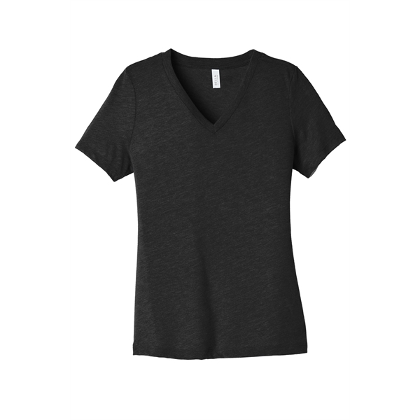 BELLA+CANVAS Women's Relaxed Heather CVC V-Neck Tee... from ASI 84863 SanMar