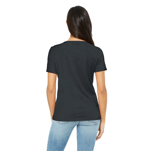 BELLA+CANVAS Women's Relaxed Heather CVC V-Neck Tee... from ASI 84863 SanMar