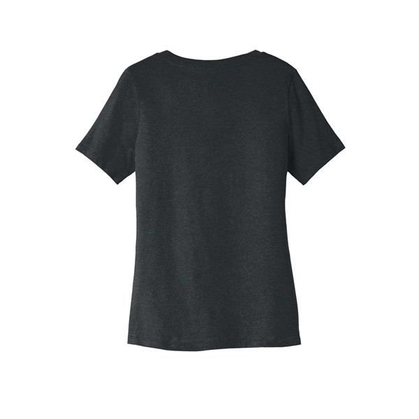 BELLA+CANVAS Women's Relaxed Heather CVC V-Neck Tee... from ASI 84863 SanMar