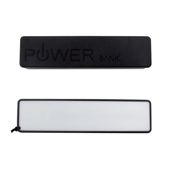 Keyring power bank with a 2200 mAh battery, White tuck box... from ASI 37218 Athena Promo (tm)