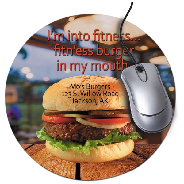 8" custom printed neoprene round mousepads.... from ASI 92531 Unique Custom Products / UCP