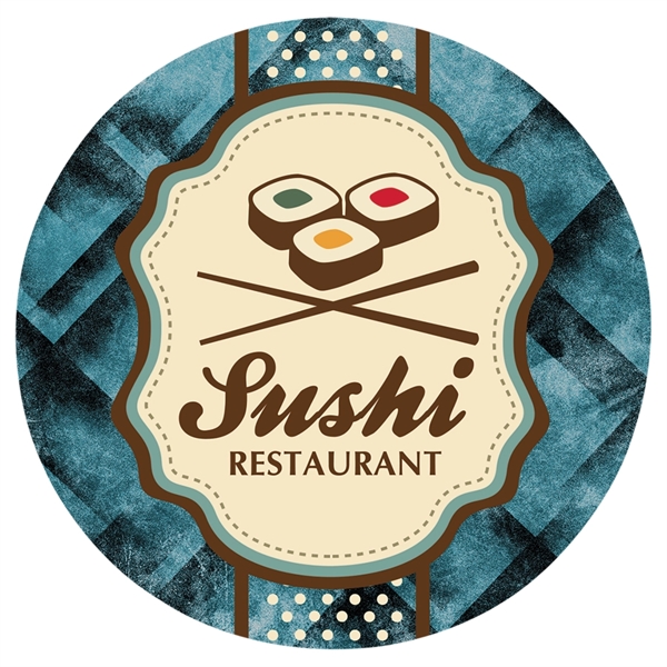 4" custom printed round rubber coaster.... from ASI 92531 Unique Custom Products / UCP