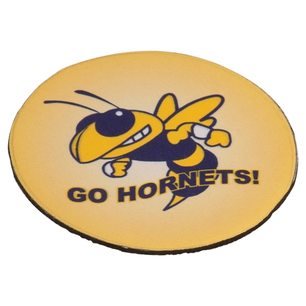 4" custom printed round neoprene coaster.... from ASI 92531 Unique Custom Products / UCP