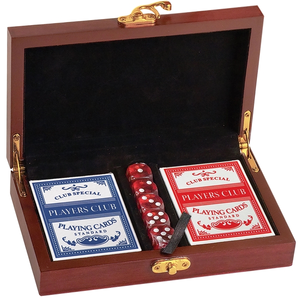 7.5" x 4.5" x 1.5" set of dice and playing cards... from ASI 92531 Unique Custom Products / UCP