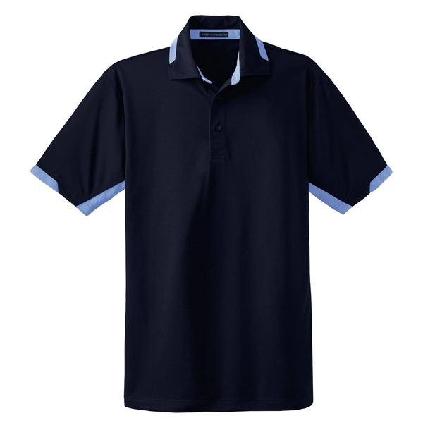 Port Authority Dry Zone Colorblock Ottoman Polo.... from ASI 84863 SanMar