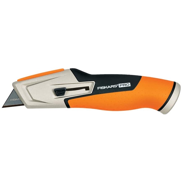 Fiskars redesigned the Fiskars® Pro Retractable Utility Knife to boast great... from ASI 41561 Brand Box USA, LLC