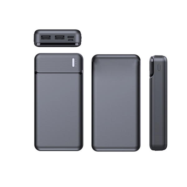 Fast charging portable power bank plus 1 color of silkscreen or... from ASI 37218 Athena Promo (tm)