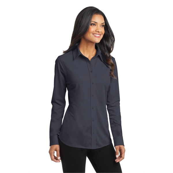 Port Authority Ladies Dimension Knit Dress Shirt.... from ASI 84863 SanMar