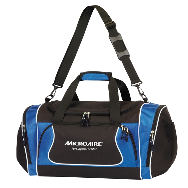 Duffel bag with bottle holder... from ASI 34046 Allcasion Travelware Co
