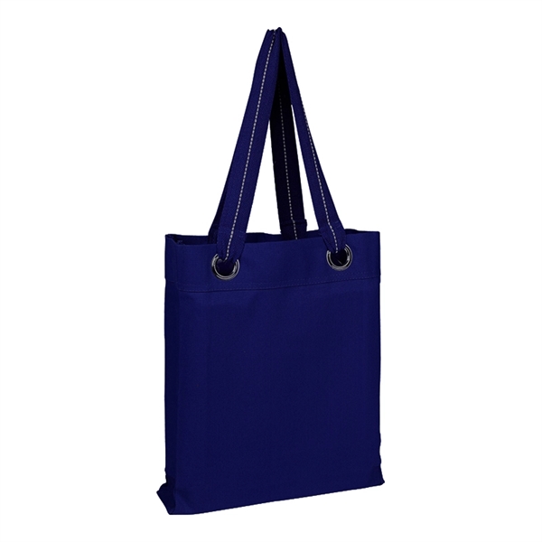 Cotton tote made of 12 oz. cotton canvas with large grommets... from ASI 34046 Allcasion Travelware Co