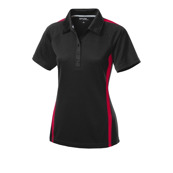 Sport-Tek Ladies PosiCharge Micro-Mesh Colorblock Polo.... from ASI 84863 SanMar