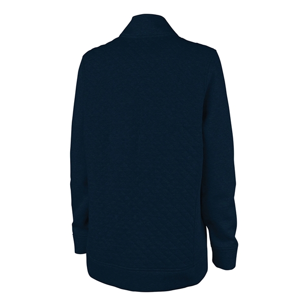 Stylish quilting & ultra-soft sweatshirt fleece make our Women's Franconia Quilted... from ASI 44620 Charles River Apparel