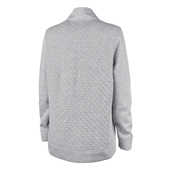 Stylish quilting & ultra-soft sweatshirt fleece make our Women's Franconia Quilted... from ASI 44620 Charles River Apparel